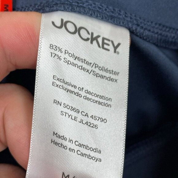 Jockey Studio Flare Pants Neo Navy M 31" Inseam High Waist Stretchy NWT 6535 - Picture 4 of 10